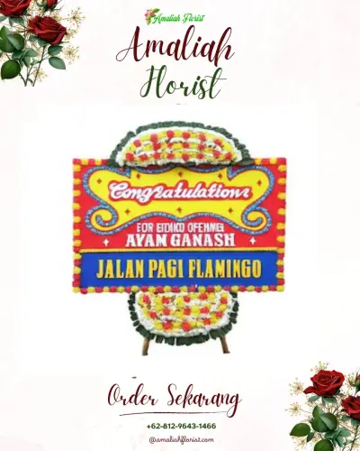 Bunga Papan Congratulation di Bonasari